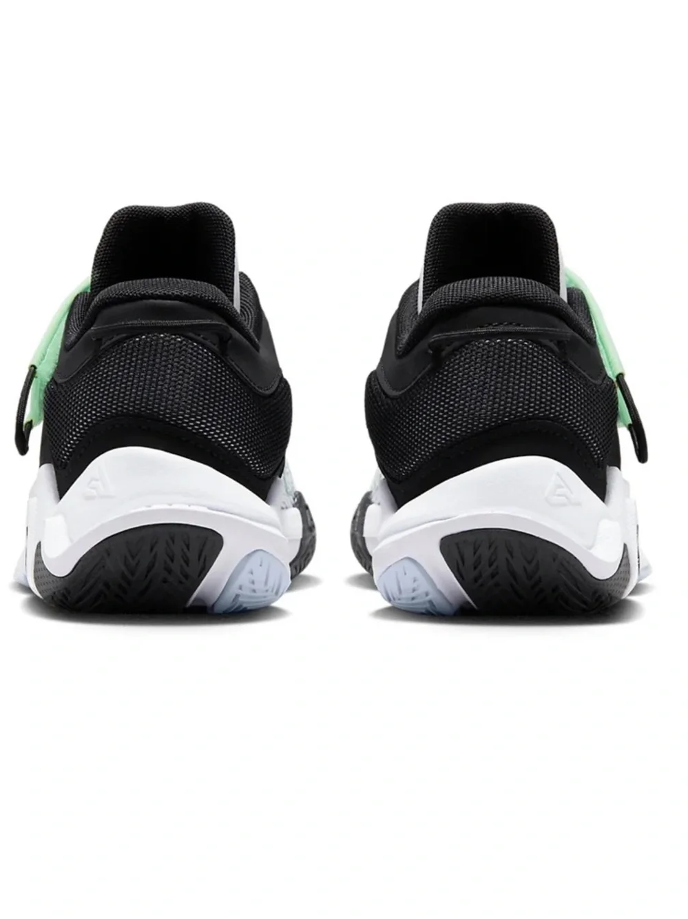 Nike Giannis Immortality 2 White Black Barely Volt (PS) Sneakers 12c